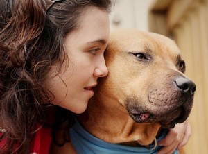 Girl and her Pit Bull